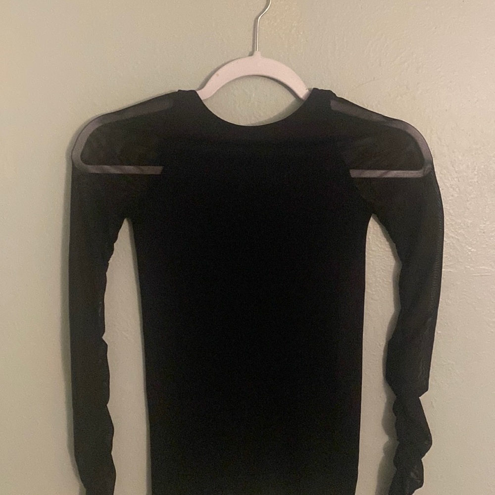 Womens extra small long sleeve black